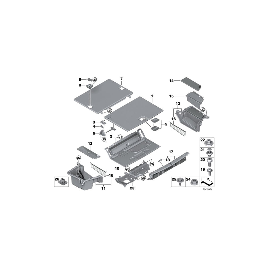 Genuine BMW 51477384921 G11 G12 Floor Carpet, Luggage Compartment (Inc. 745eX, 745e & 740e) | ML Performance EU Car Parts