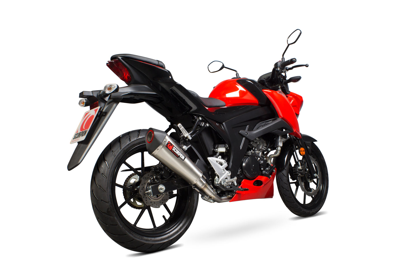 Scorpion RSI124SEO Suzuki Serket Taper Full System - Brushed Stainless Steel Sleeve (GSX-S 125 / GSX-S 150) | ML Performance EU EU