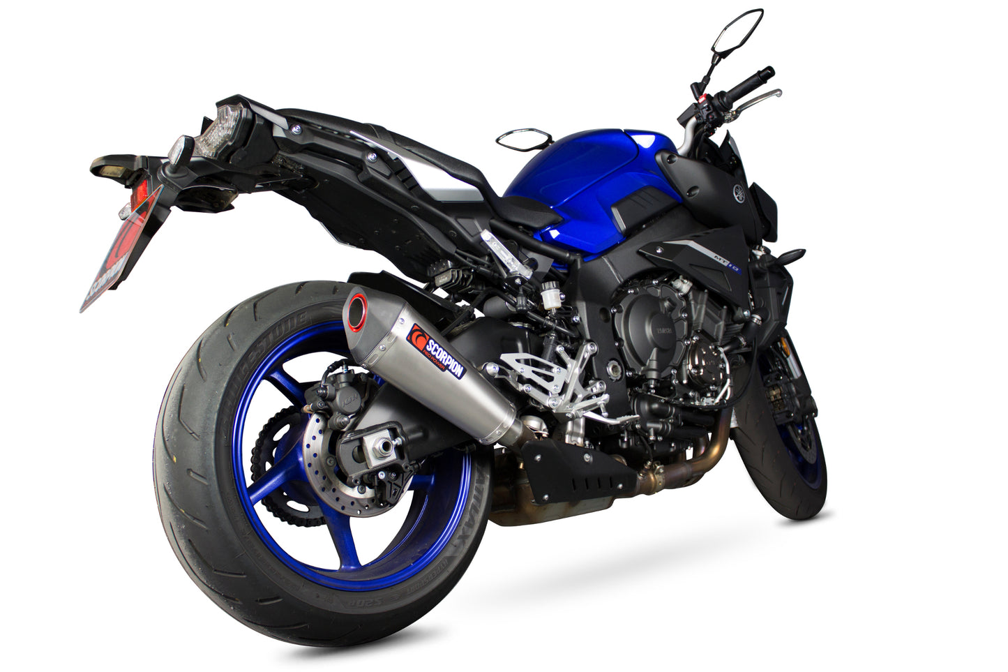 Scorpion RYA102SEO Yamaha MT-10 Serket Taper Slip-On - Brushed Stainless Steel Sleeve | ML Performance EU EU