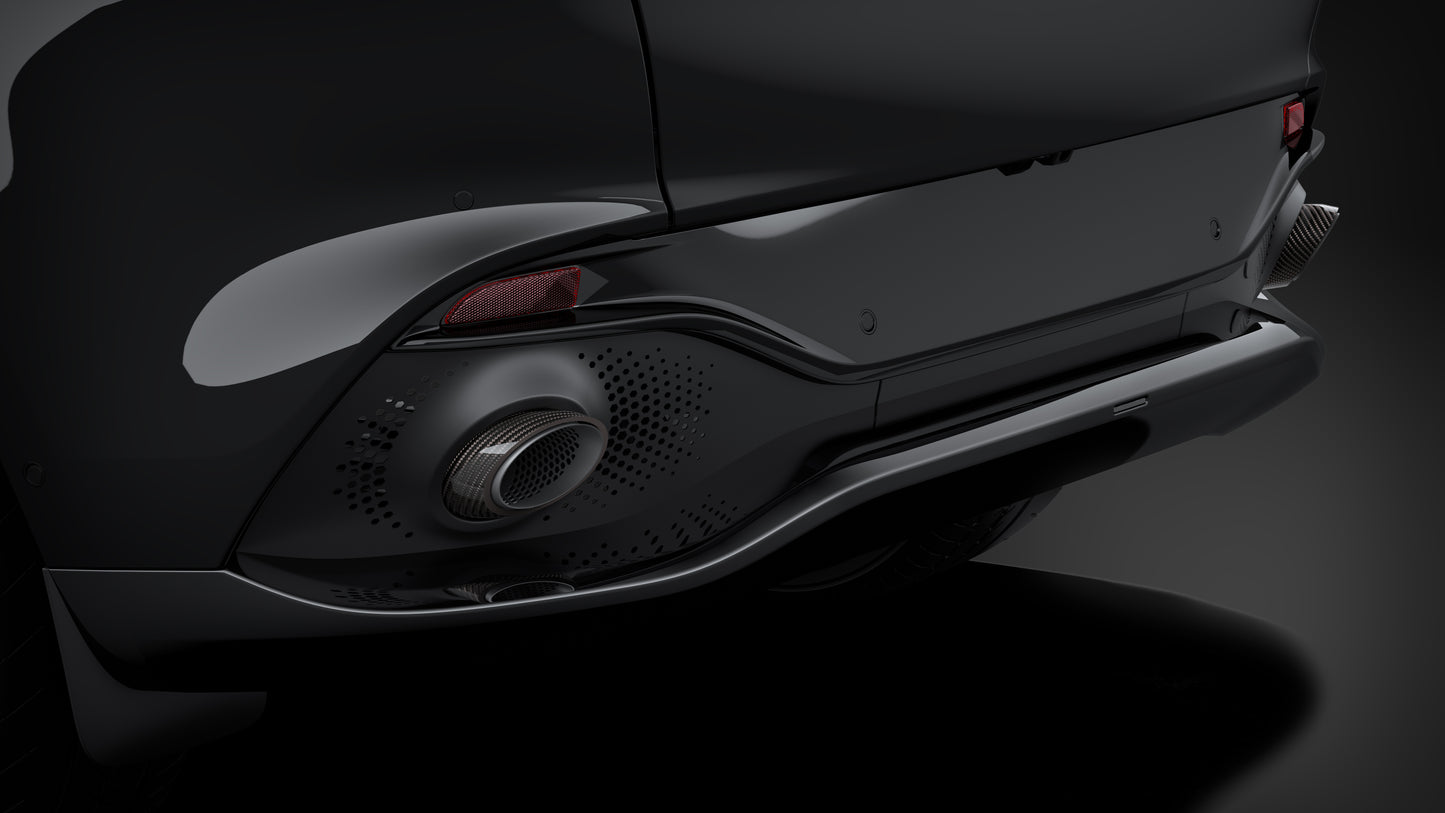 Aston Martin HY53-35-10047 Polished Carbon Fibre Tail Pipe Finisher | ML Performance EU Car Parts