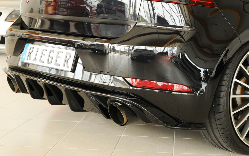 Rieger 00088160 VW Mk7 Golf GTI Rear Diffuser 5 | ML Performance EU Car Parts