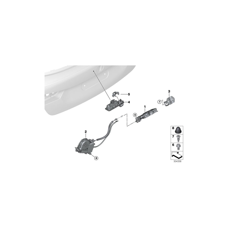 Genuine BMW 63217216997 F07 Snap-Lock Coupling (Inc. 630iX, M850iX & 650iX) | ML Performance EU