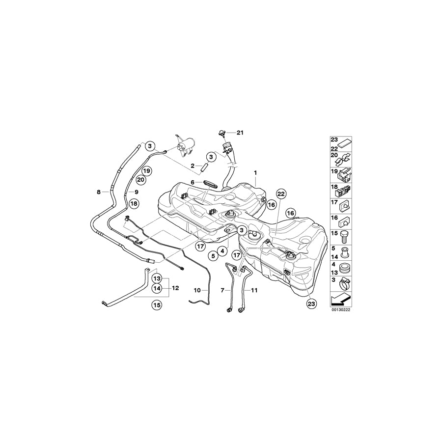 Genuine BMW 16111183134 E67 E63 E60 Rubber Spacer (Inc. 730Li, 540i & 545i) | ML Performance EU