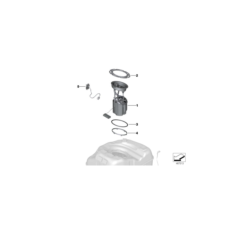 Genuine BMW 16117303939 G11 F45 Support Ring (Inc. 225xe, X3 30eX & 740eX) | ML Performance EU