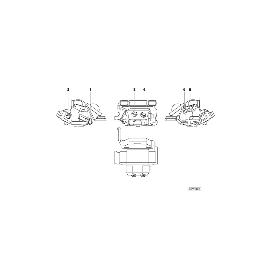 Genuine BMW 64116908983 E52 Actuator, Air Distribution Flap (Inc. Alpina V8 & Z8) | ML Performance EU