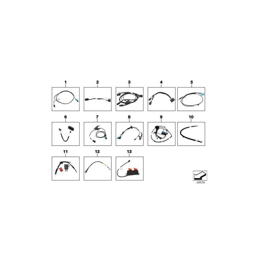 Genuine BMW 61118344959 BMW Wiring Harness, Tank (Inc. & M4 GT4) | ML Performance EU Car Parts