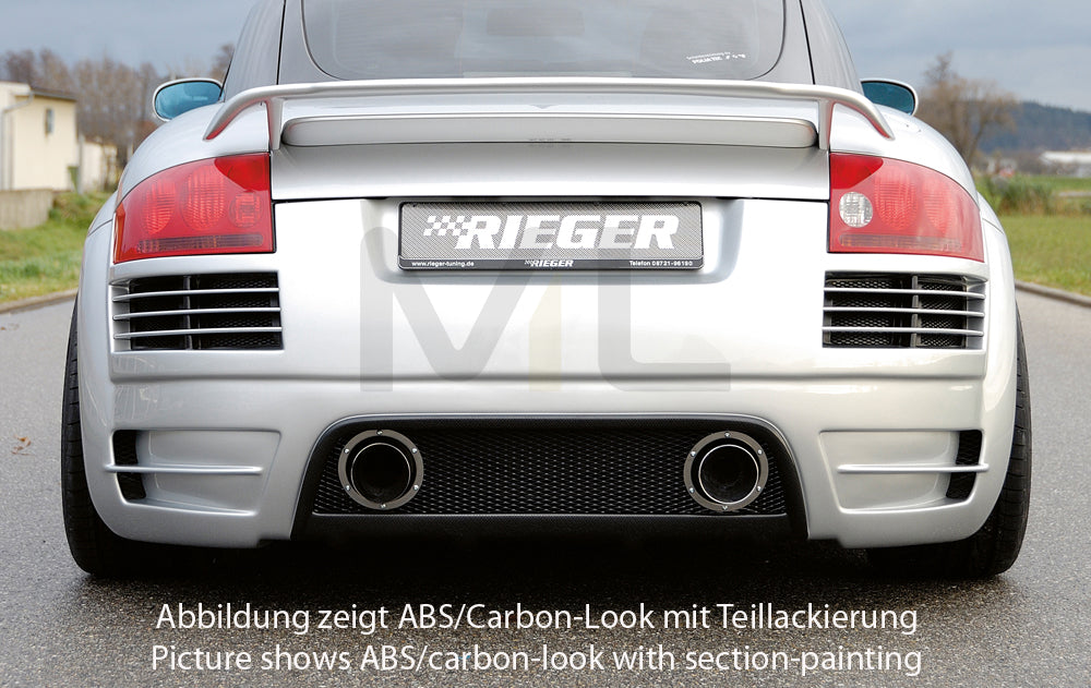 Rieger 00099057 Audi 8N TT Rear Bumper 1 | ML Performance EU Car Parts