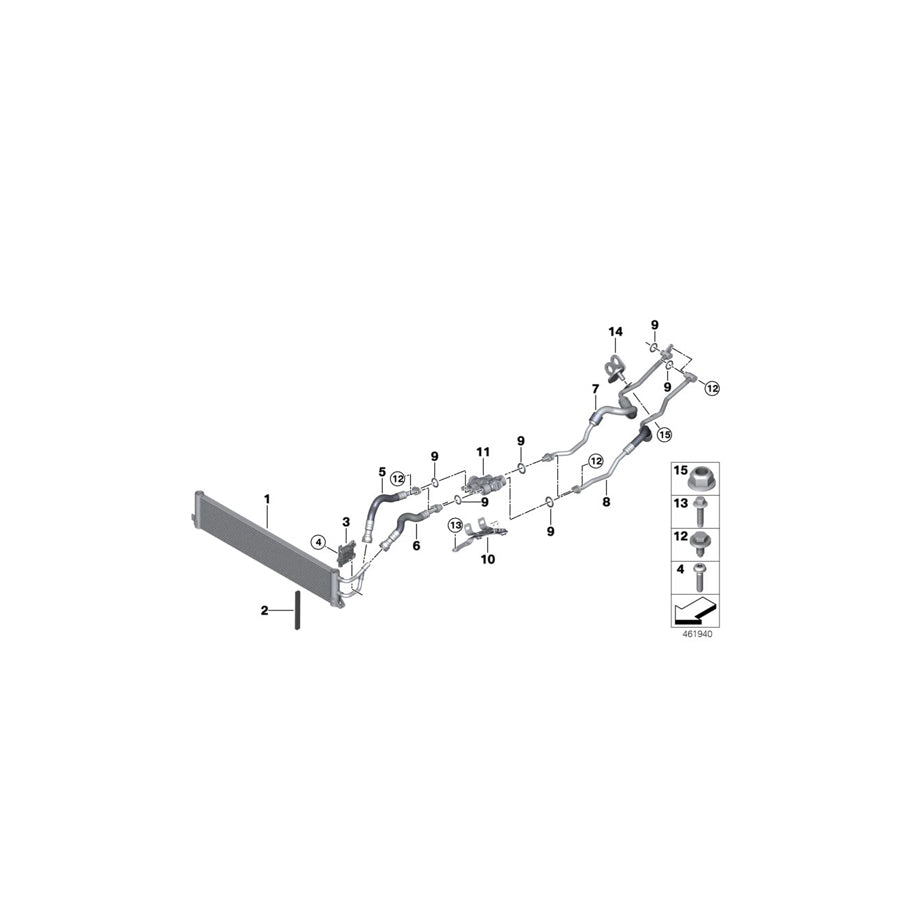 Genuine BMW 17118632400 G11 F90 G12 Foam Seal (Inc. 750iX, 750LiX 4.0 & Alpina B7) | ML Performance EU
