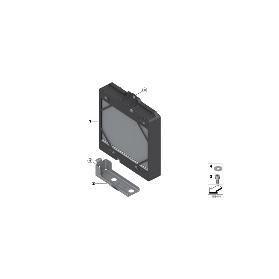 Genuine BMW 17118431150 Bracket Oilcooler Right FOR ENGINE (Inc. M4 GT4) | ML Performance EU