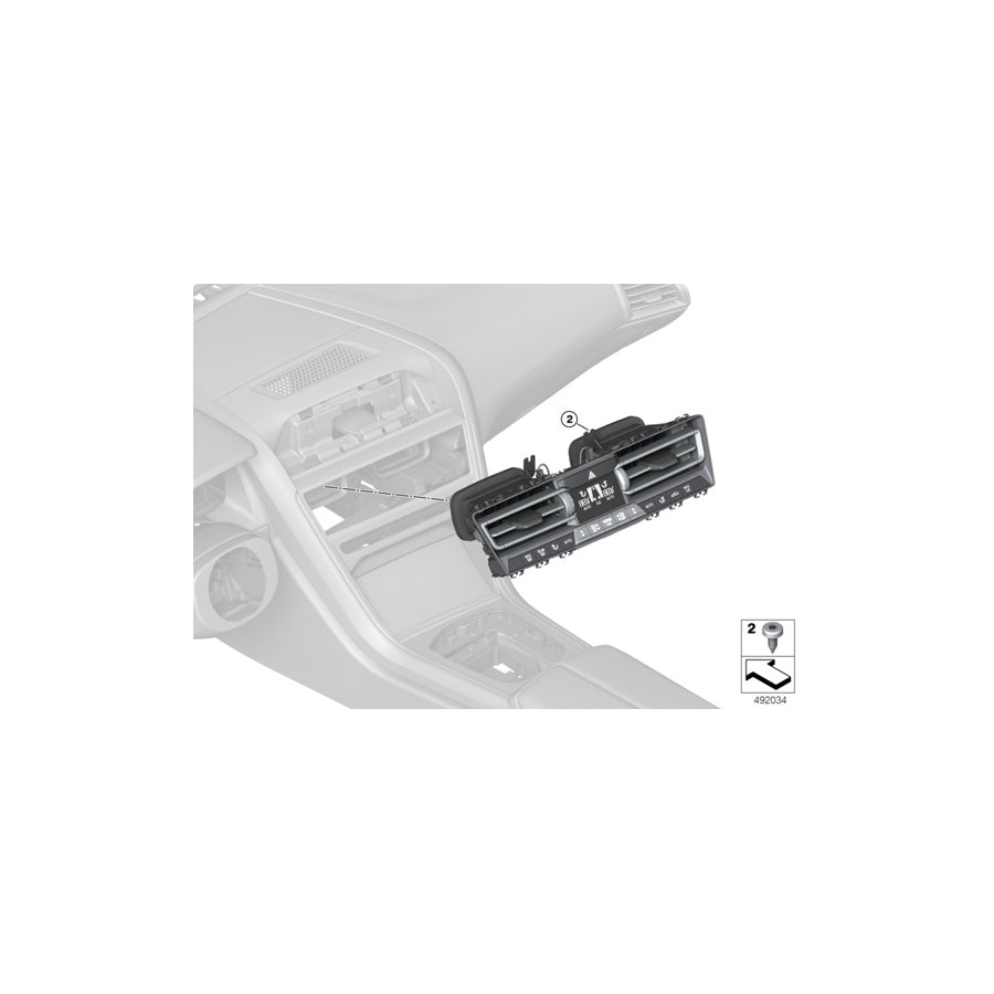 Genuine BMW 64119458557 F93 G16 G15 Automatic Air Conditioning Control (Inc. 840dX, 840i & M8) | ML Performance EU