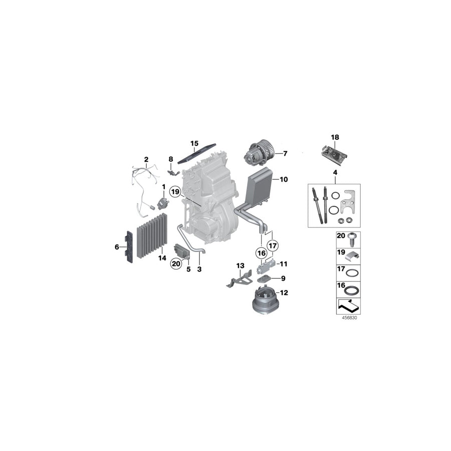 Genuine BMW 64119381016 G12 Holder For Flange (Inc. 750iX, M760LiX & 740Li) | ML Performance EU