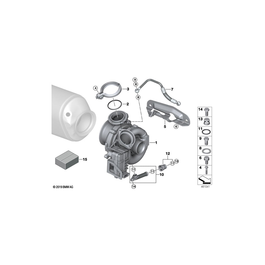 Genuine BMW 11427796377 E83 E60 E91 Connector (Inc. X3 3.0d, X5 3.0d & 530xd) | ML Performance EU Car Parts