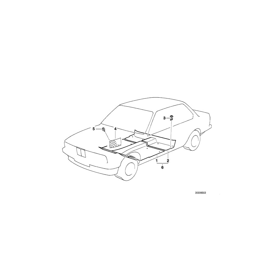 Genuine BMW 51471951865 E34 E32 Rotary Latch 18 Mm SCHIEFER (Inc. 750i, 735i & 525i) | ML Performance EU Car Parts