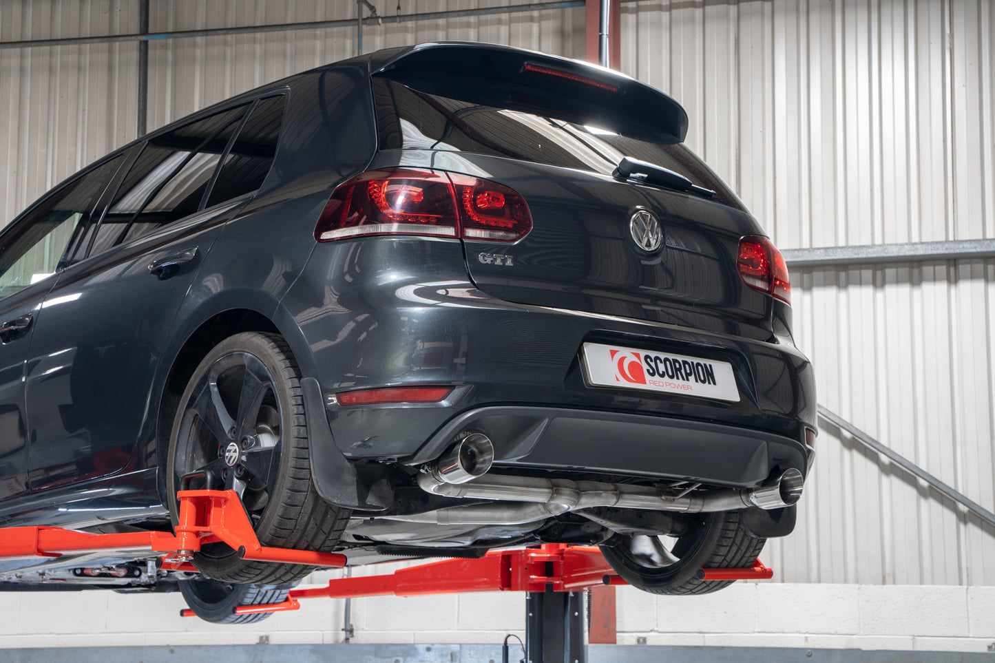 Scorpion SVW071 VW Resonated Predator Cat-Back System (Golf Mk6 Gti 2.0 Tsi & Edition 35) | ML Performance EU EU