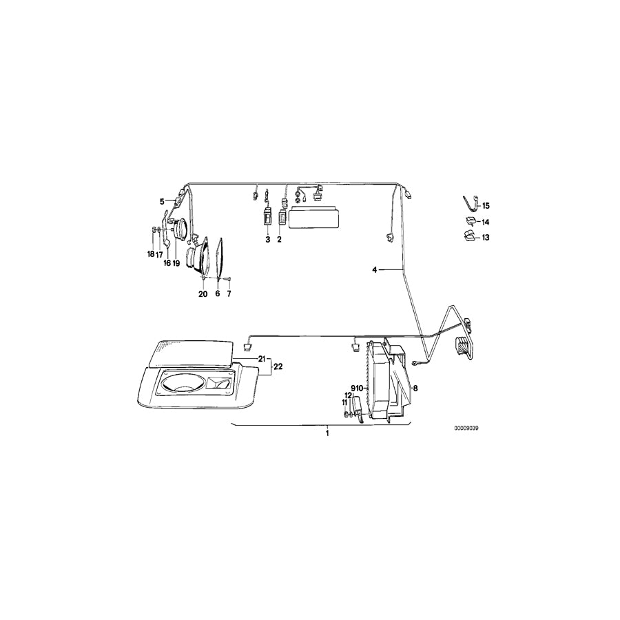Genuine BMW 65131381833 E24 Loudspeaker Left Loudspeaker Left NATUR (Inc. 633CSi, 635CSi & 628CSi) | ML Performance EU Car Parts