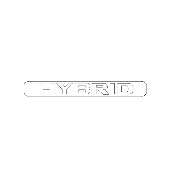 Genuine Lexus 75473-76040 CT Phase 1 Nearside Hybrid Badge