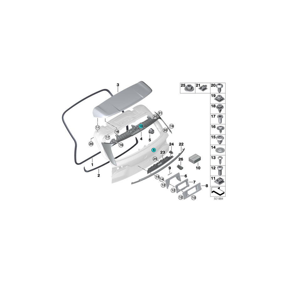 Genuine BMW 51629447772 G05 Aeroblade Primered (Inc. X5 30dX, X5 M50iX & X5 40iX) | ML Performance EU