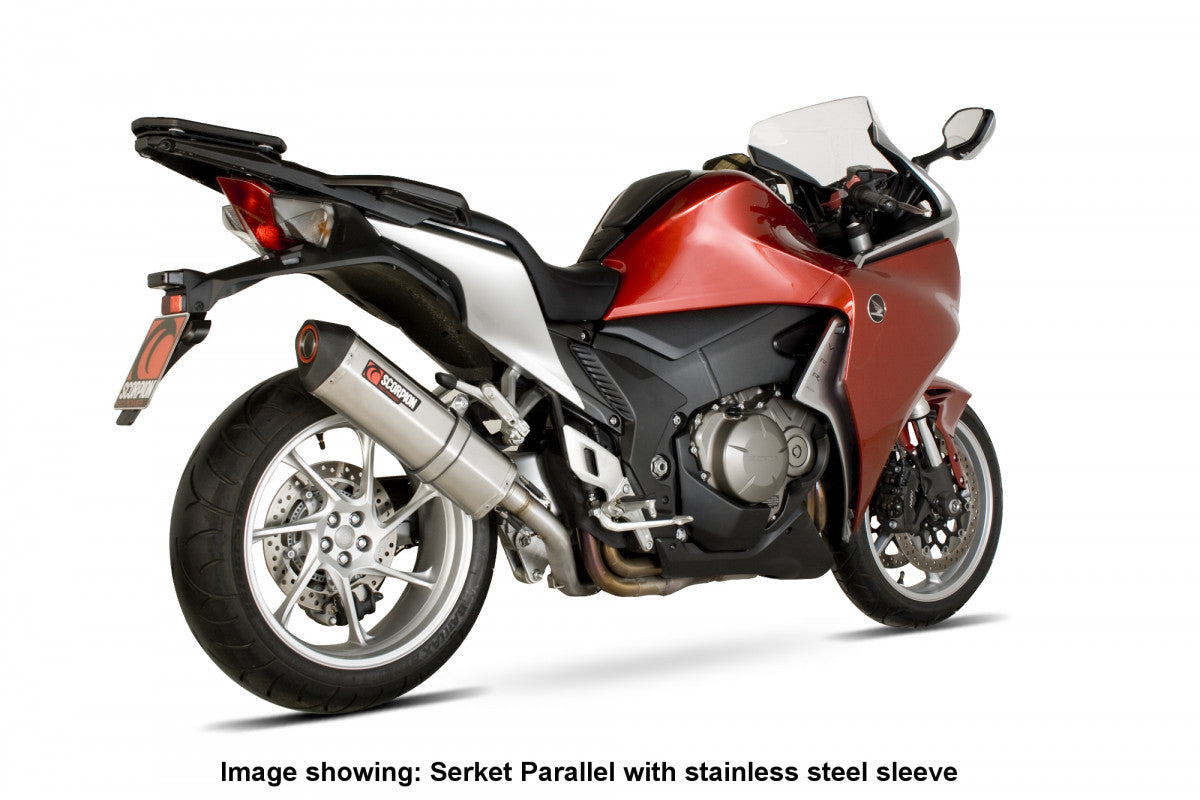 Scorpion RHA104CEO Honda VFR1200 Serket Parallel Slip-On - Carbon Fibre Sleeve | ML Performance EU EU
