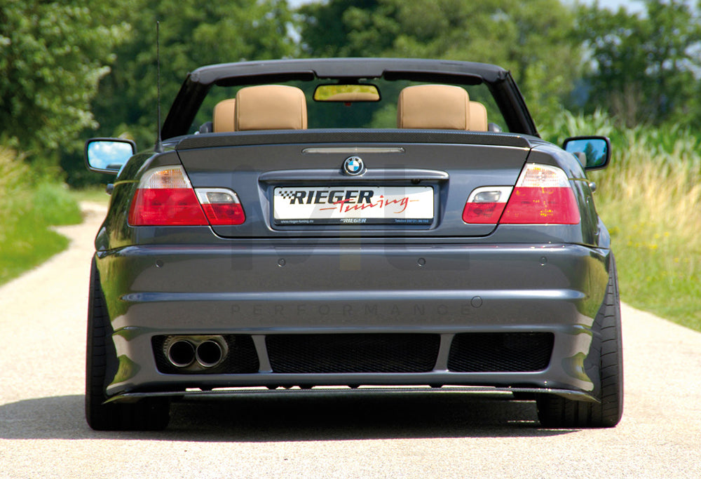 Rieger 00050233 BMW 3 Series E46 Rear Bumper 7 | ML Performance EU Car Parts