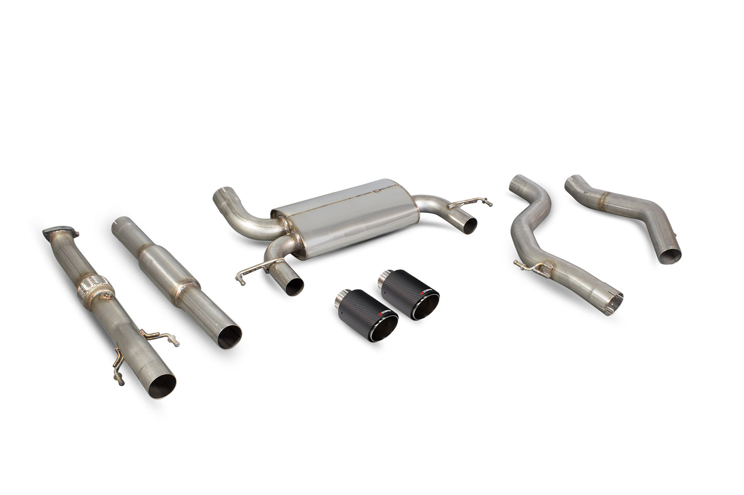 Scorpion SVX064CF Vauxhall Corsa E VXR Resonated Cat-Back System | ML Performance EU EU