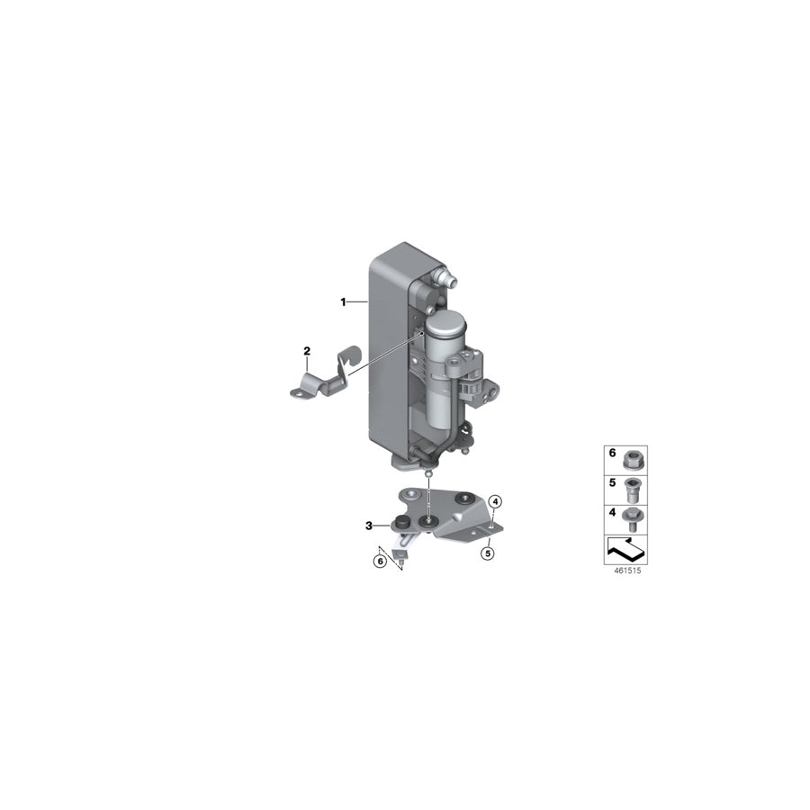 Genuine BMW 64509471521 F31 F32 F30 Condenser Air Conditioning With Drier (Inc. 220i, 120i & 230iX) | ML Performance EU Car Parts