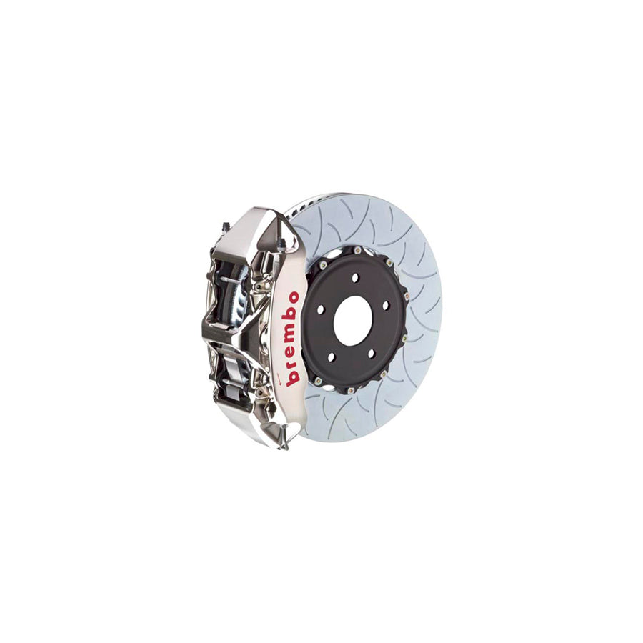 Brembo 1N3.8021AR Porsche Front GT-R 6-Pistons Slotted Type-3 2-piece Big Brake Kit 350x34mm (Inc. 718, Boxster, Cayman) | ML Performance UK Car Parts