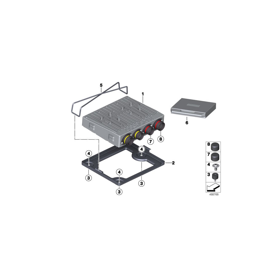 Genuine BMW 51717750609 BMW Swinging Metal Buffer M6 20X15 SH40 (Inc. & M6 GT3) | ML Performance EU Car Parts