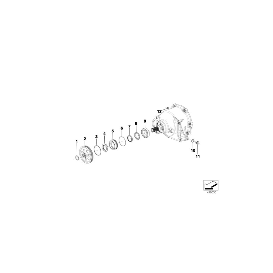 Genuine BMW 23008419611 Shaft Seal 35X55X7 FKM (Inc. M6 GT3) | ML Performance EU