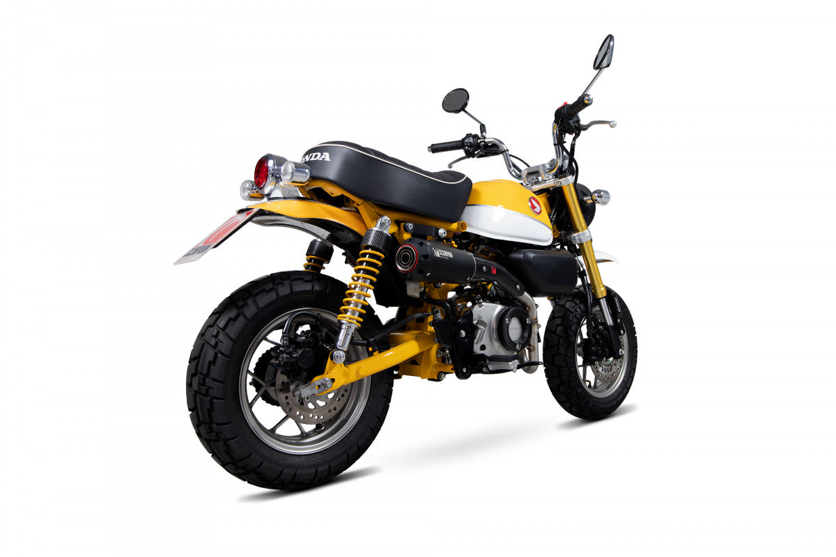 Scorpion PHA193SYSBCER Honda Monkey Red Power Full System - Black Ceramic Coated Sleeve | ML Performance EU EU