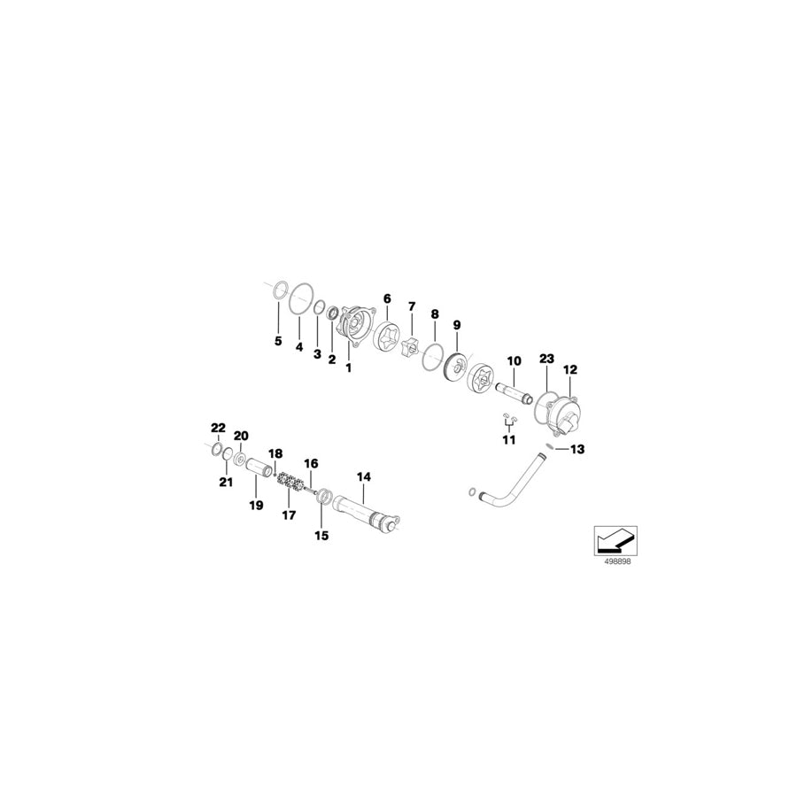 Genuine BMW 23008419474 Cover RETAINER GBX (Inc. M6 GT3) | ML Performance EU