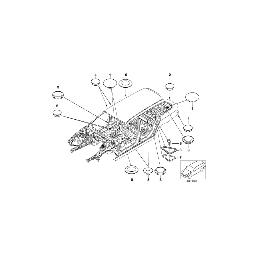 Genuine BMW 51718204376 E39 Gasket (Inc. 530i, 530d & 525i) | ML Performance EU
