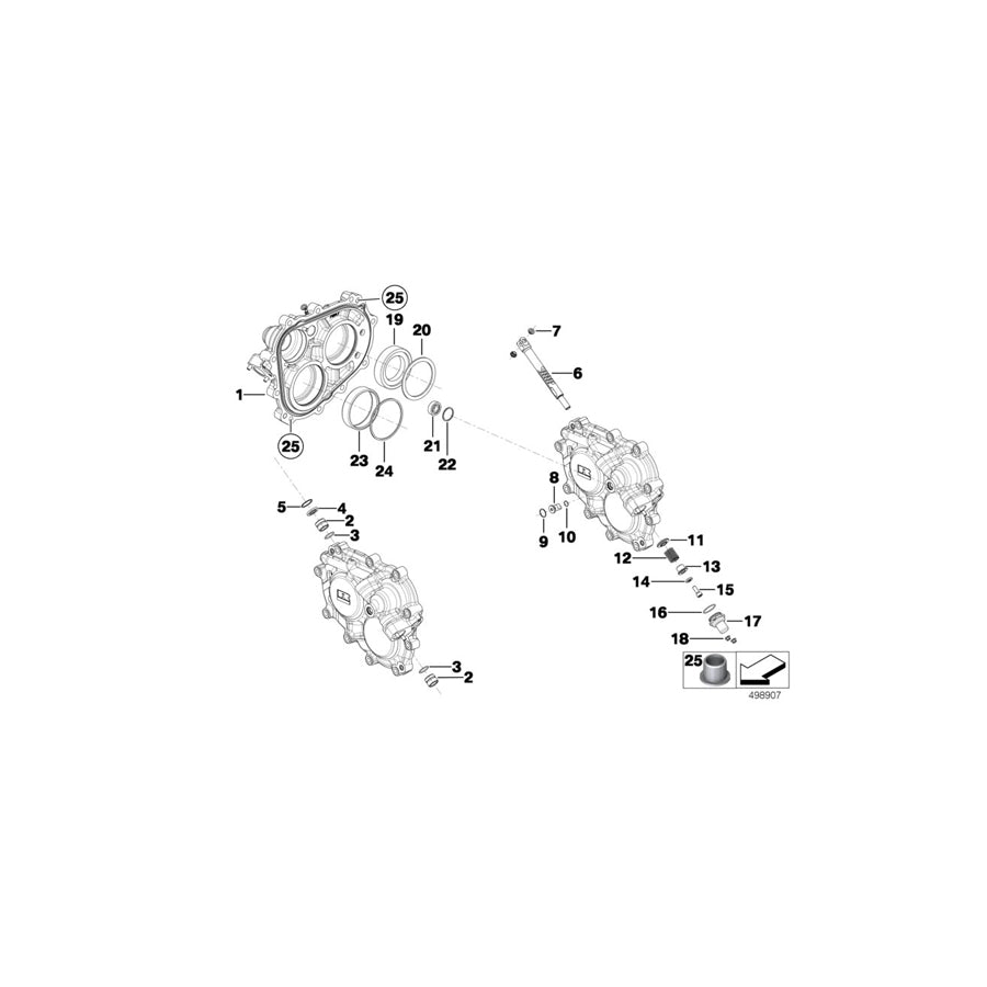 Genuine BMW 23008419369 Bush F.SELECTOR RACK (Inc. M6 GT3) | ML Performance EU