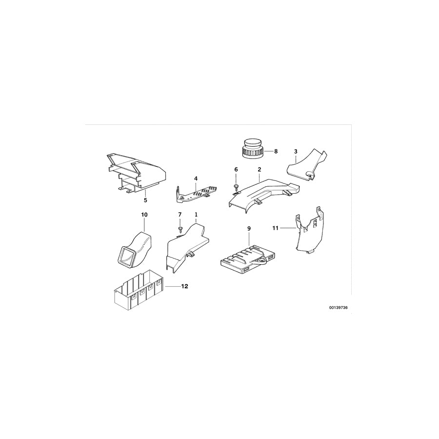 Genuine BMW 61138357810 E36 Front Right Cable Covering (Inc. 320i, 318i & 328i) | ML Performance EU Car Parts