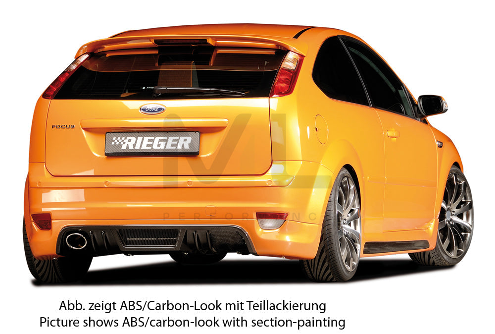 Rieger 00099107 Ford Focus 2 Rear Diffuser 2 | ML Performance EU Car Parts