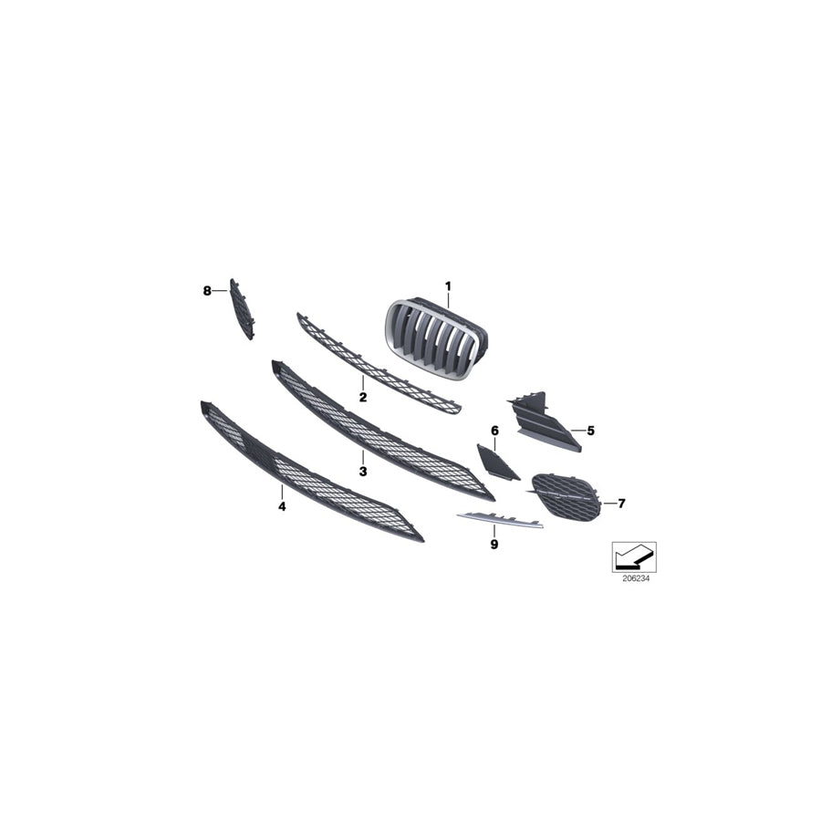 Genuine BMW 51747222875 E70 Cover, Brake Duct, Left (Inc. X5 30dX & X5 M50dX) | ML Performance EU