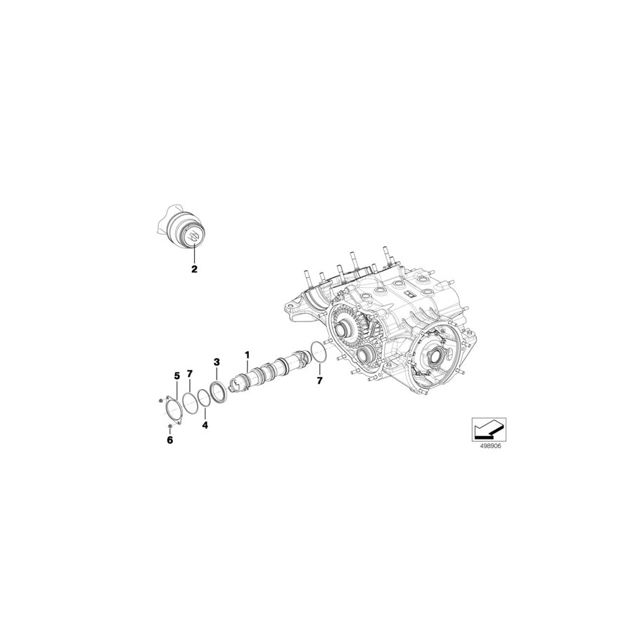 Genuine BMW 23008419628 Adjusting Plate 0,2MM (Inc. M6 GT3) | ML Performance EU