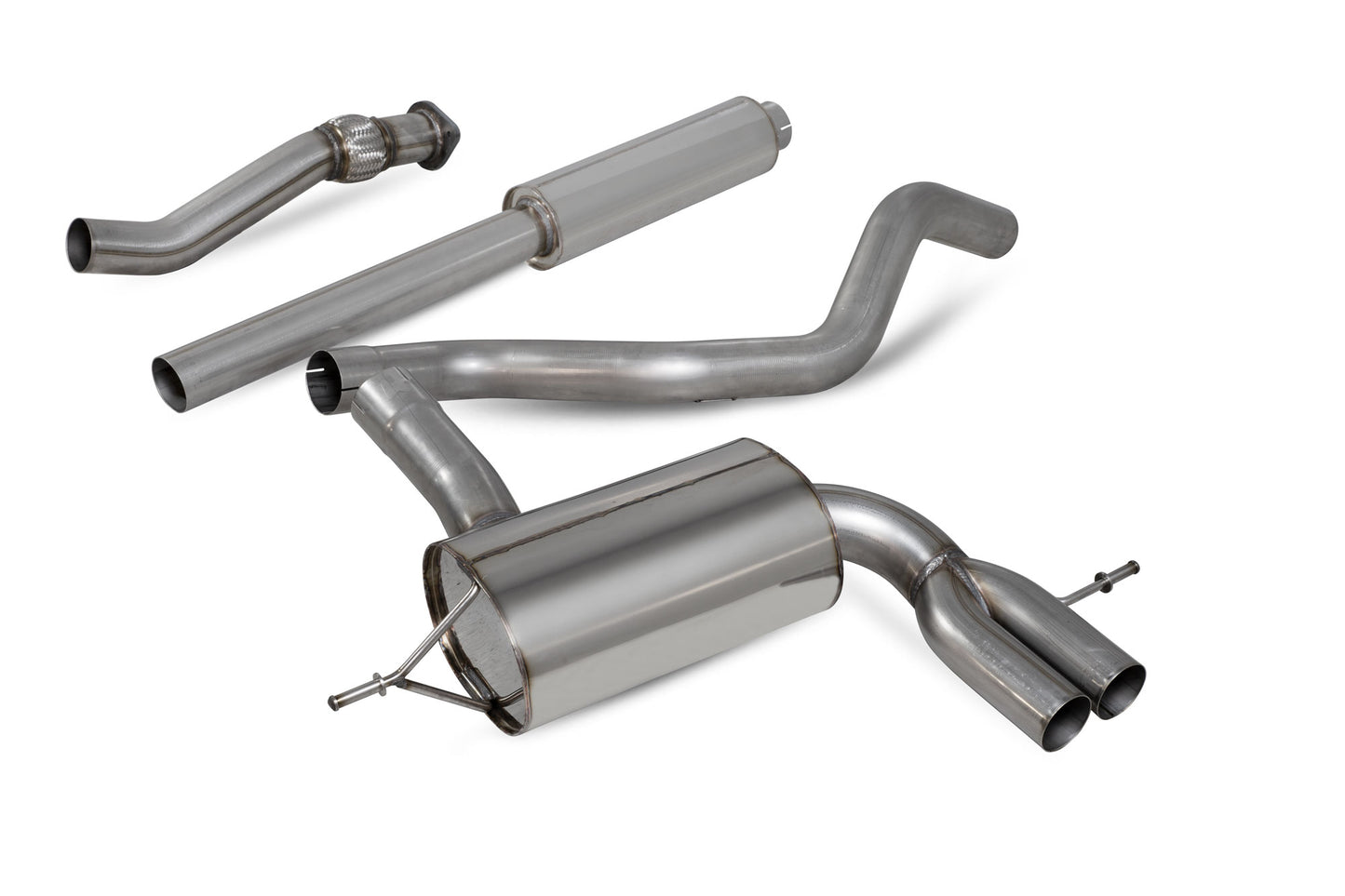Scorpion SRN032 Renault Resonated Cat/Gpf-Back System (Megane RS280 GPF/ RS300 Trophy ) | ML Performance EU EU
