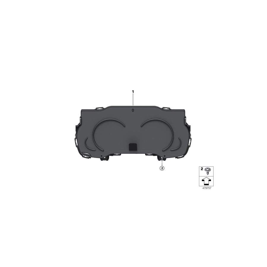 Genuine BMW 62108736885 G30 G32 G12 Instrument Cluster MPH (Inc. X3 M40iX, X3 30iX & 750Li) | ML Performance EU Car Parts