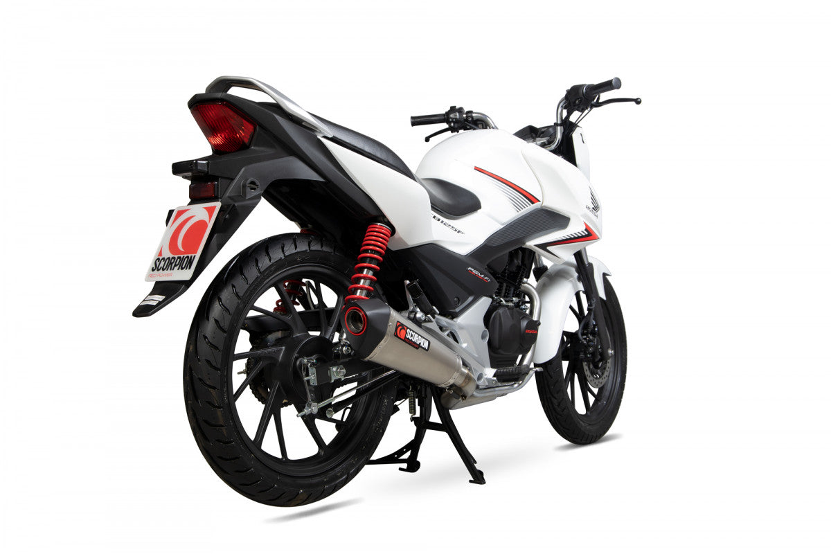 Scorpion RHA182SYSTEO Honda CB125 F Serket Taper Full System - Titanium Sleeve | ML Performance EU EU