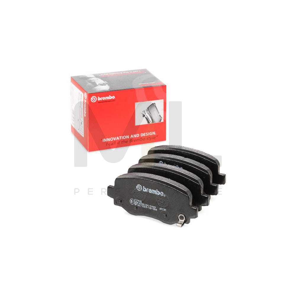 Brembo P 37 020 Brake Pad Set With Acoustic Wear Warning | ML Performance Car Parts