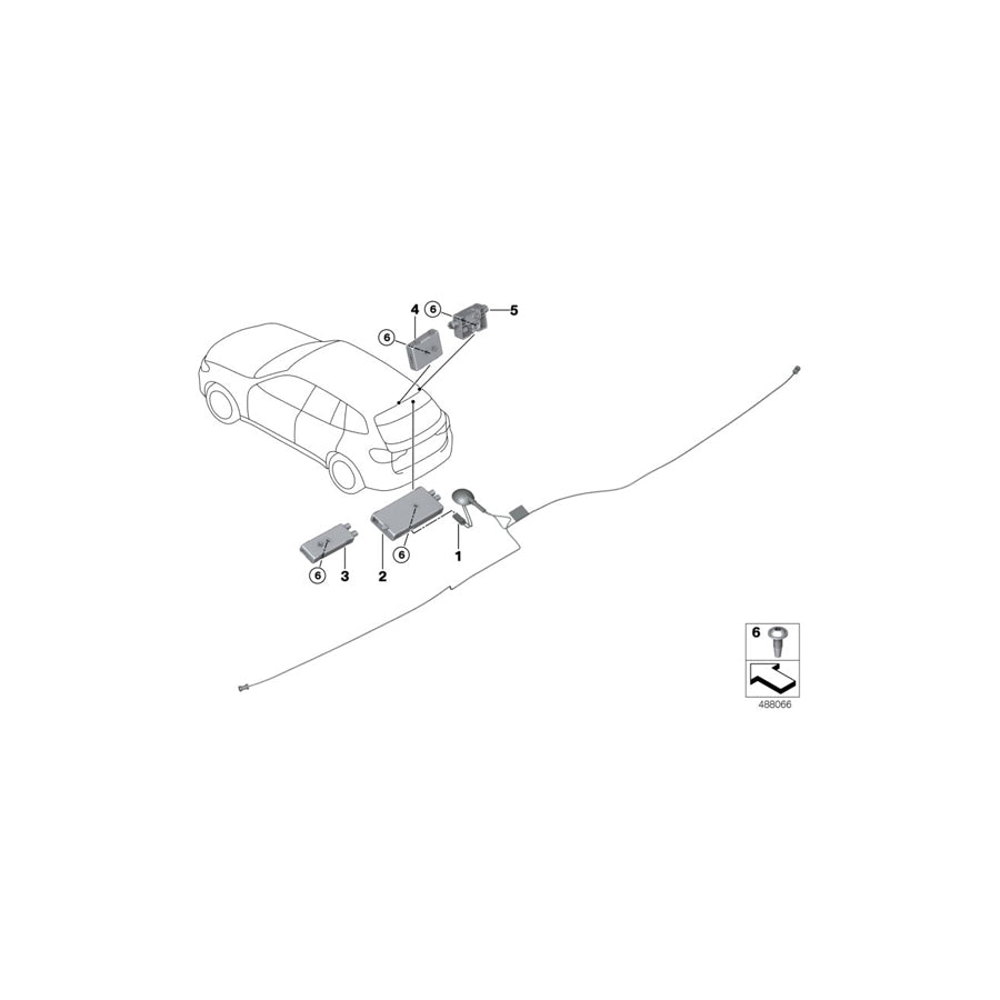 Genuine BMW 65206840274 G06 G02 Suppression Filter 8 PIN (Inc. X6 30dX, X4 M40iX & X6 40i) | ML Performance EU