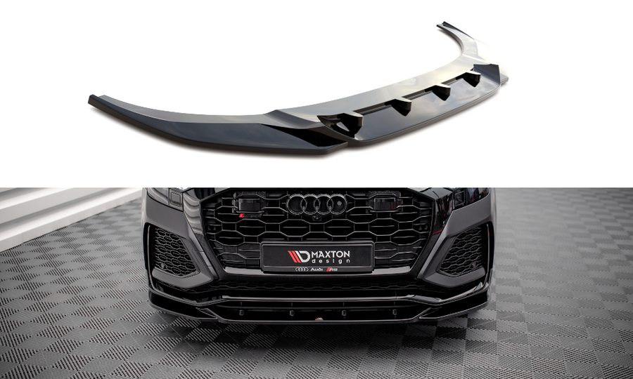Maxton Design AU-RSQ8-1-FD2T Front Splitter V.2 Audi RSQ8 MK1 | ML Performance UK Car Parts