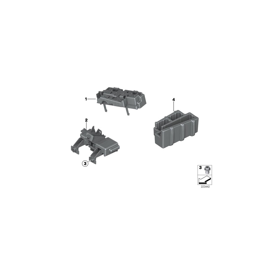 Genuine BMW 65779217233 F25 F26 Bracket For Acsm (Inc. X4 20iX, X3 28dX & X3 20i) | ML Performance EU