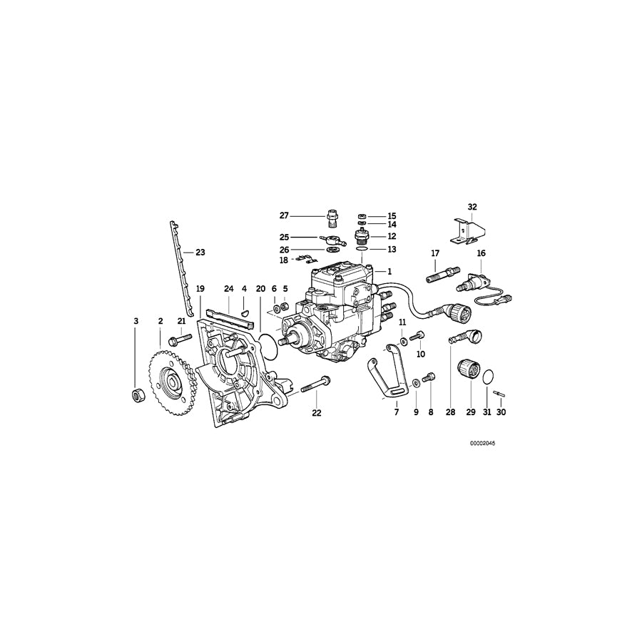 Genuine BMW 13512244539 E36 E34 At-Injection Pump DDE2/50MM (Inc. 525tds, 525td & 325td) | ML Performance EU Car Parts