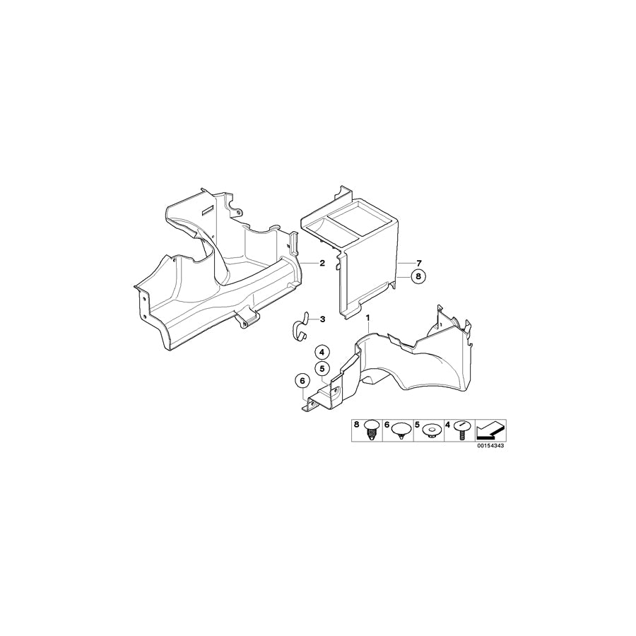 Genuine BMW 51478041387 E85 Right Trunk Trim (Inc. & Z4 M3.2) | ML Performance EU Car Parts