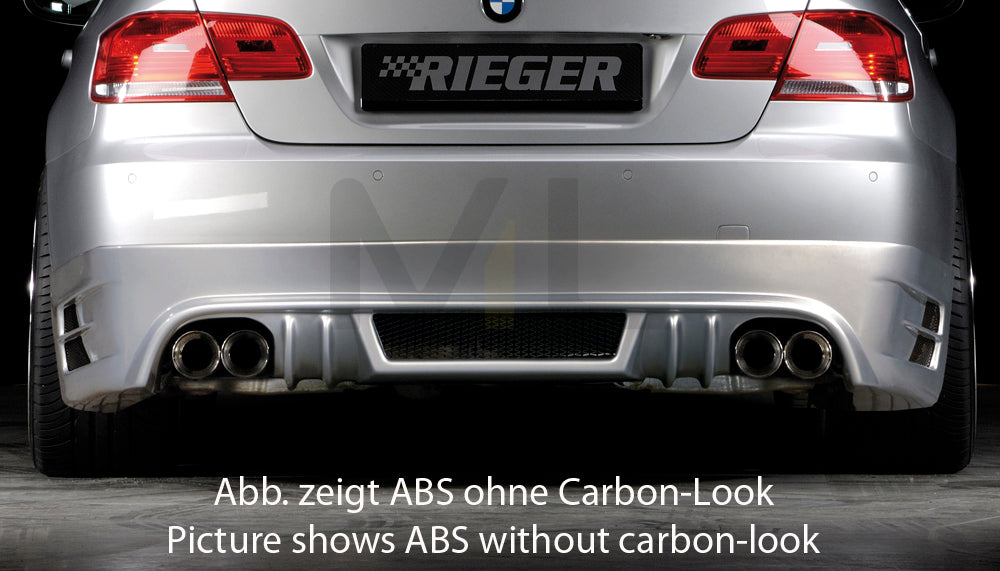 Rieger 00099569 BMW 3 Series E92 E93 Rear Diffuser 1 | ML Performance EU Car Parts