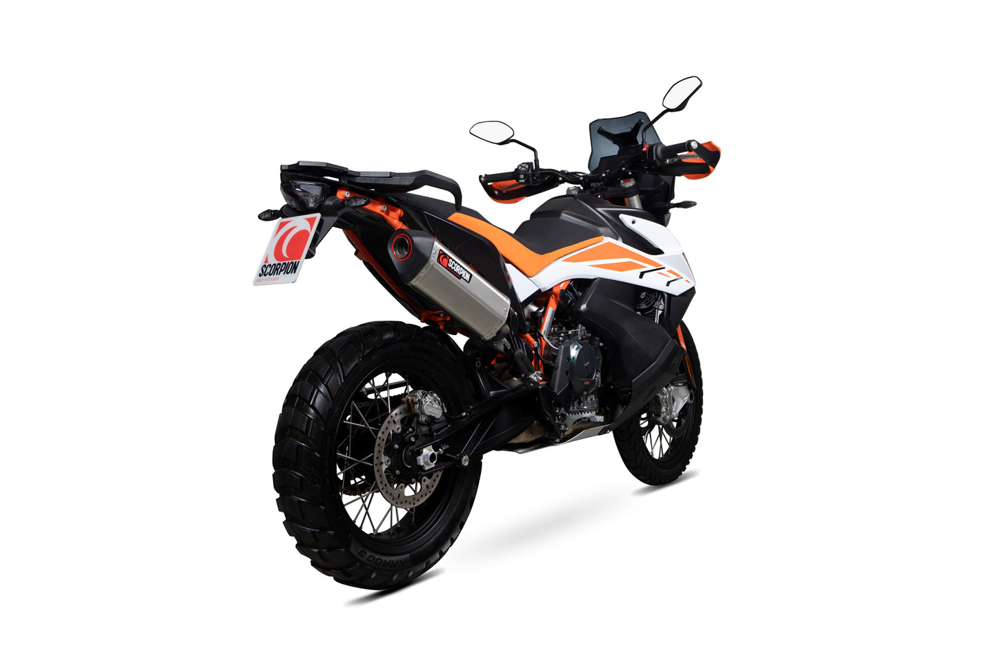 Scorpion RKT91SEO KTM Serket Parallel Slip-On - Stainless Steel Sleeve (Adventure 790 / Adventure 790 R) | ML Performance EU EU