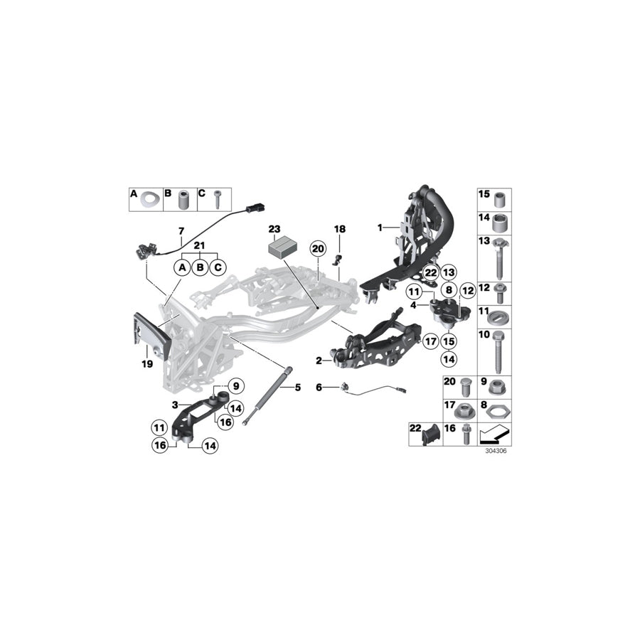 Genuine BMW 54377236261 E89 Stopper Bolt (Inc. Z4 35i, Z4 18i & Z4 23i) | ML Performance EU Car Parts