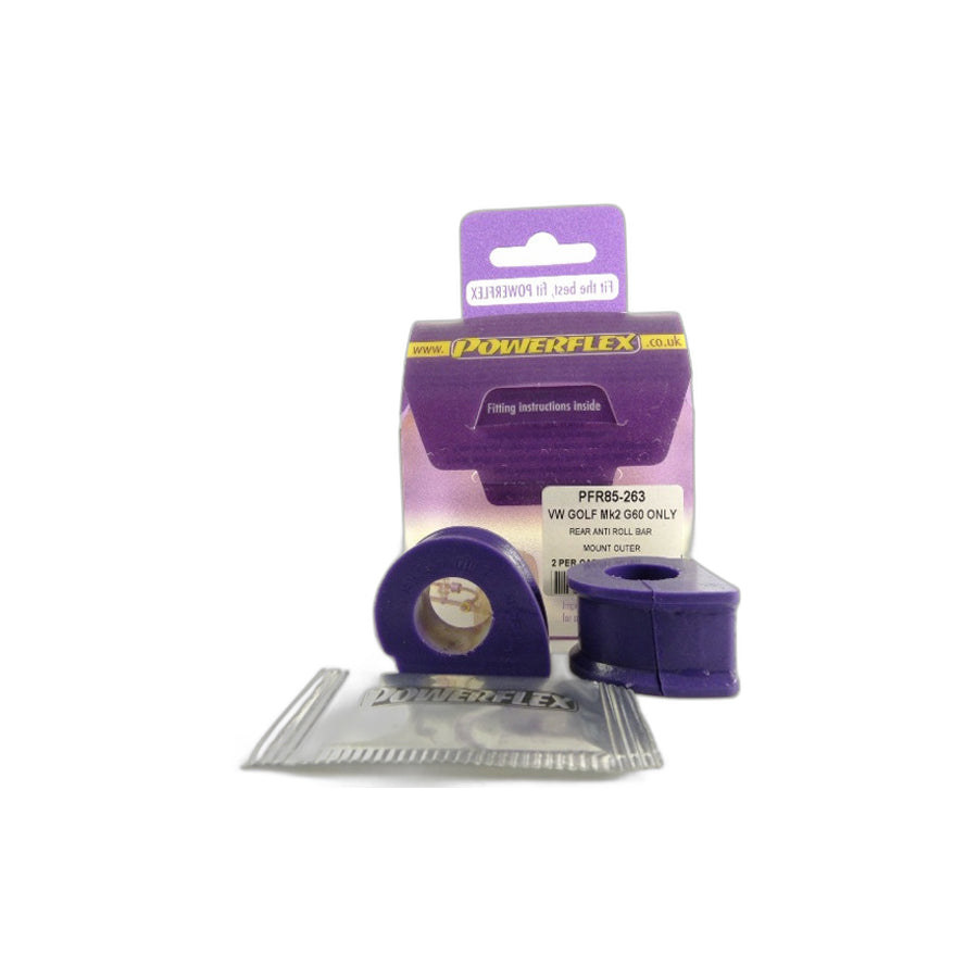 Powerflex PFR85-263 VW Golf Rear Anti Roll Bar Inner Bush 18.5mm | ML Performance EU Car Parts