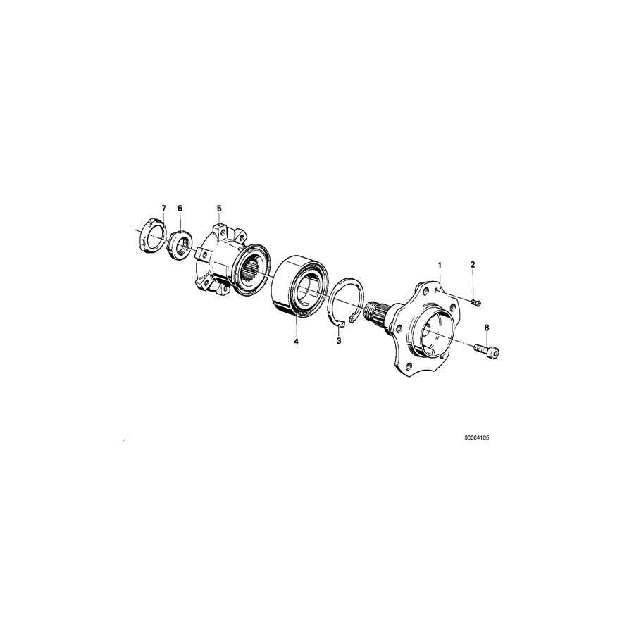 Genuine BMW 33411132486 E28 Drive Flange W.Impulse Sending Wheel (Inc. 525e, 524td & 528i) | ML Performance EU Car Parts